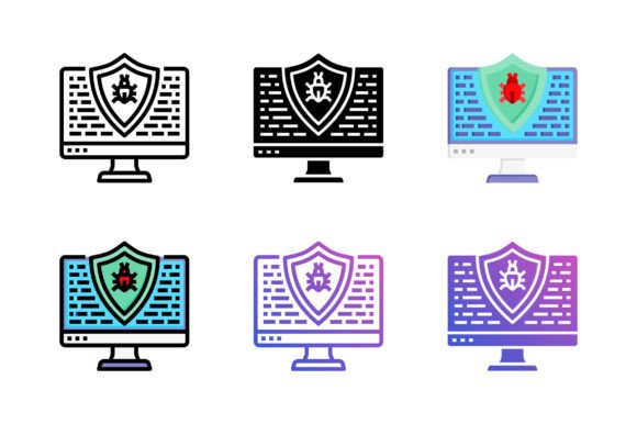 Antivirus Icon: A Versatile Graphic Design Asset for Local Business Branding