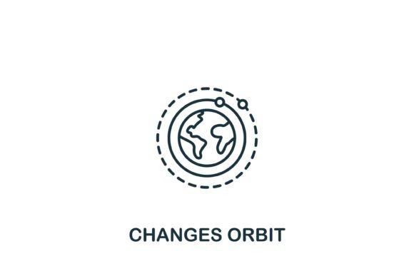 Changes Orbit Icon: A Modern Graphic Design Asset for Branding and Marketing