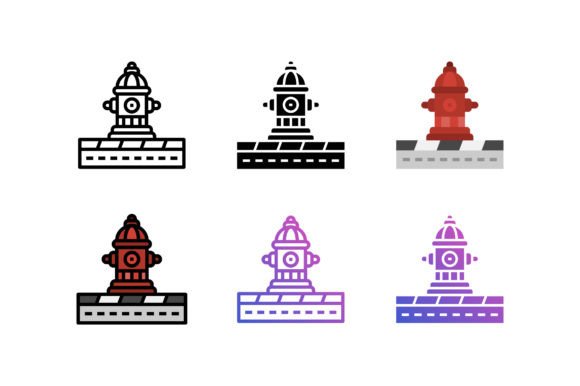 Fire Hydrant Icon: A Practical Graphic Design Asset for Local Business Branding