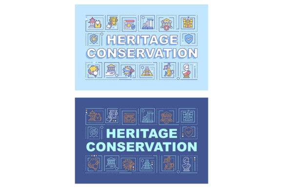 Heritage Conservation Word Concepts Graphics