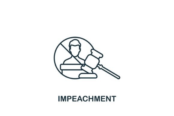 Impeachment Icon: A Graphic Design Asset for Commercial Projects