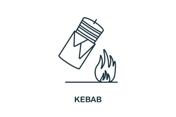 Kebab Icon for Graphics and Icons