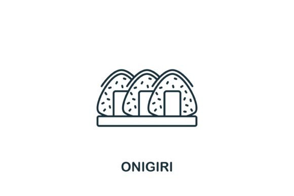 Onigiri Icon: A Versatile Graphic Design Asset for Modern Branding