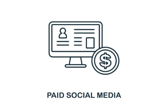 Paid Social Media Icon Graphics