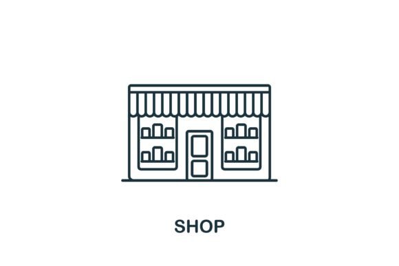 Shop Icon: A Modern Design Asset for Polished Content Publishing